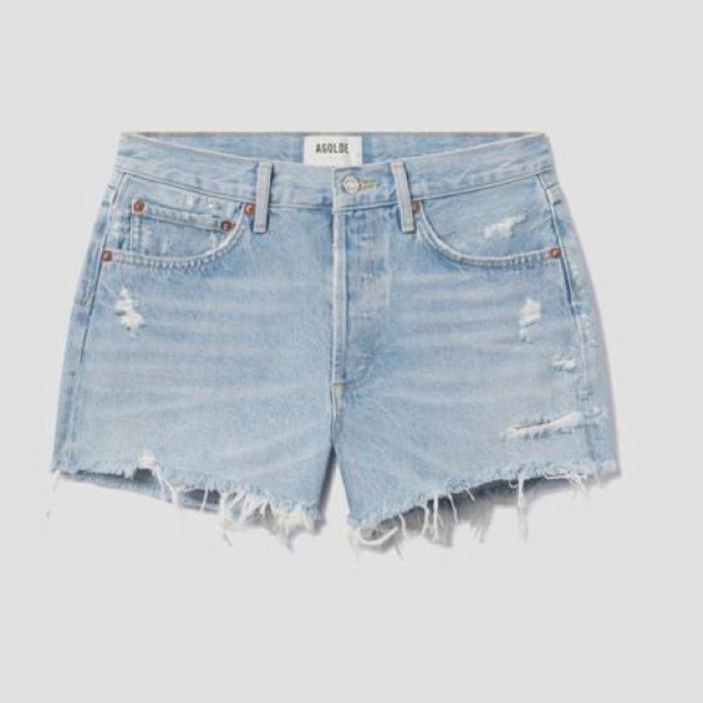 NWT AGOLDE PARKER VINTAGE CUT OFF SHORT IN SWAPMEET size 30